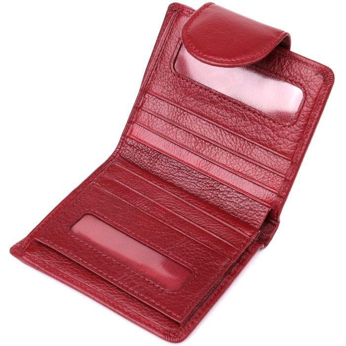 Кошелек ST Leather Из натуральной кожи Бордовый (23071) изображение 6