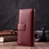 Кошелек ST Leather Из натуральной кожи Бордовый (22550) изображение 9