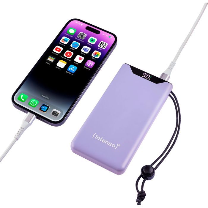 Батарея універсальна Intenso F10000 10000mAh QC3.0 orange (7332038) зображення 4