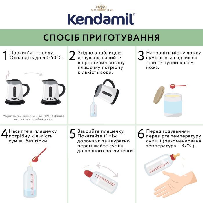 Дитяча суміш Kendamil Classic 2 молочна 6-12 місяців 800 г (92000039) зображення 5
