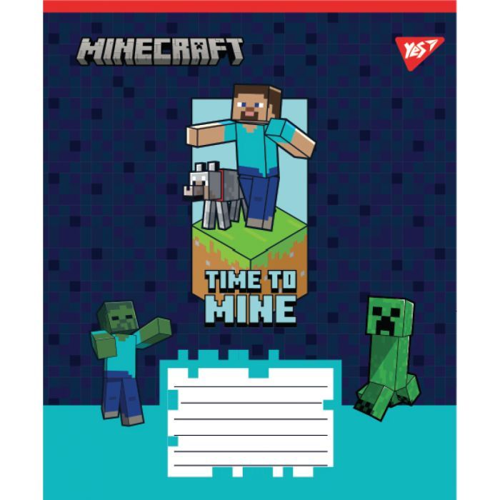 Зошит Yes Minecraft Walls А5 18 аркушів клітинка (767566) зображення 6