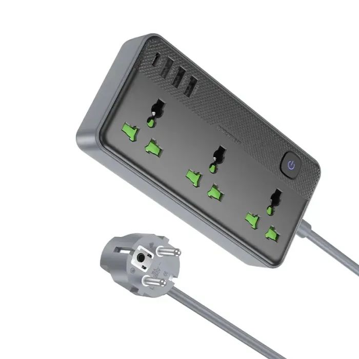 Сетевой фильтр питания BOROFONE BAC2A (6941991111440) изображение 2
