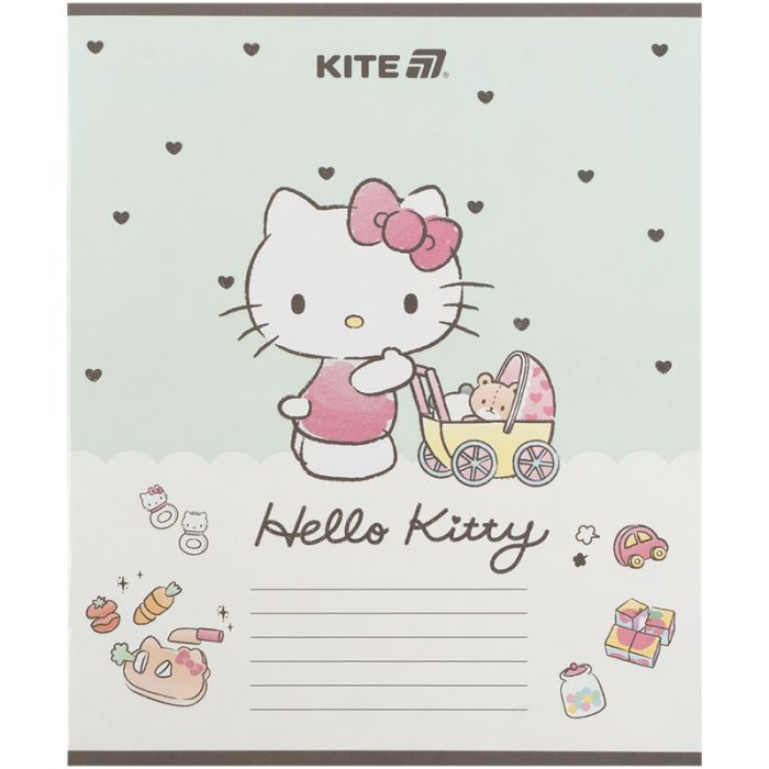 Тетрадь Kite Hello Kitty, 12 листов, косая линия (HK25-235-1) изображение 10
