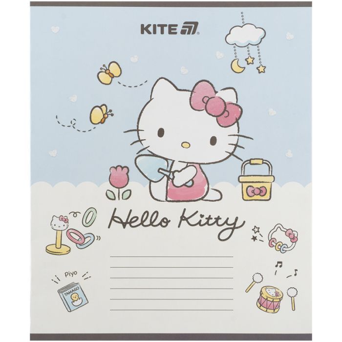 Тетрадь Kite Hello Kitty, 12 листов, косая линия (HK25-235-1) изображение 6