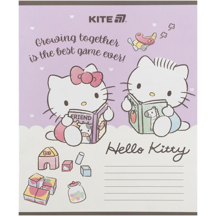 Тетрадь Kite Hello Kitty, 12 листов, косая линия (HK25-235-1) изображение 8
