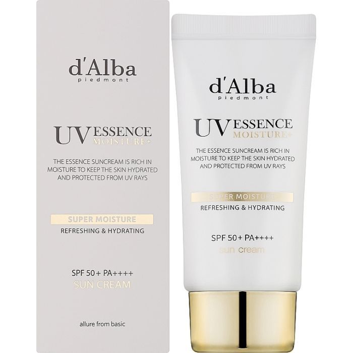 Засіб від засмаги D'Alba Super Moisture Essence Sun Cream 50 мл (8809971482226) зображення 2