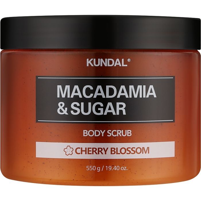 Скраб для тіла Kundal Macadamia & Sugar Body Scrub Cherry Blossom 550 г (8809568749008)