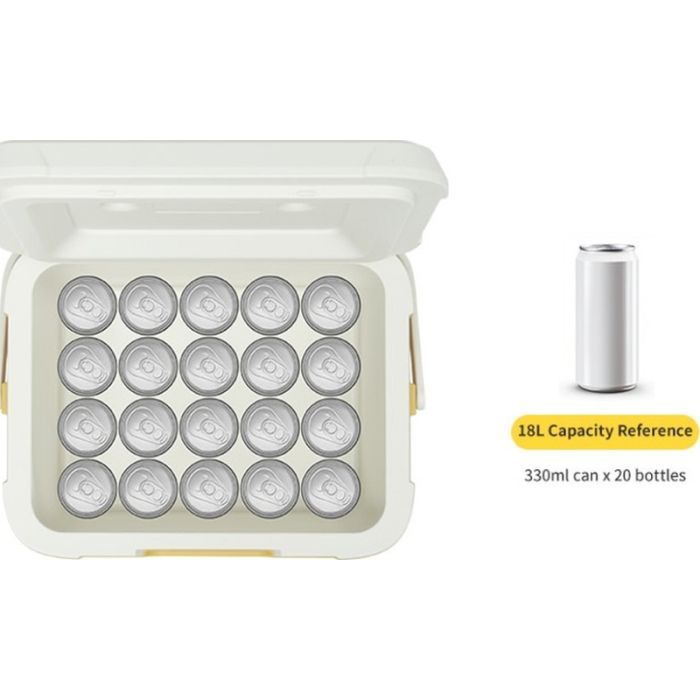 Термобокс Naturehike CNK2450CF012, 18 л, бежевий (6975641884446) зображення 2