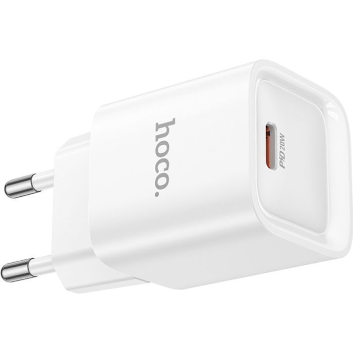 Зарядний пристрій HOCO C146A Charm USB-C PD20W White (6942007630245) зображення 5