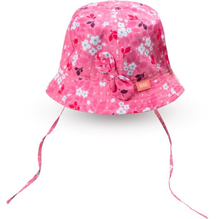 Панама детская Kitti с цветочками (Y8120-8-46-pink)