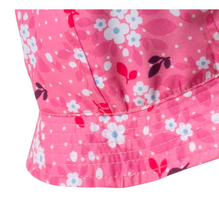 Панама детская Kitti с цветочками (Y8120-8-46-pink) изображение 4