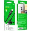 Дата кабель USB 2.0 AM to Lightning 1.0m 2.4A PVC BX91 black BOROFONE (6974443389883) изображение 4