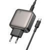 Зарядное устройство BOROFONE BAS56A Absolute 2xUSB-C + 1xUSB-A PD45W + cable USB-C to USB-C Black (6941991116278) изображение 2