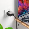 Зарядное устройство BOROFONE BAS56A Absolute 2xUSB-C + 1xUSB-A PD45W + cable USB-C to USB-C Black (6941991116278) изображение 8