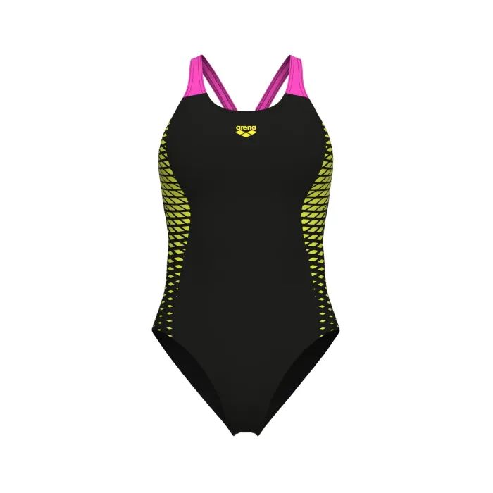Купальник Arena Openings Swimsuit V Back Lb 008063-580 чорно-бірюзовий 36 (3468337415800) зображення 3