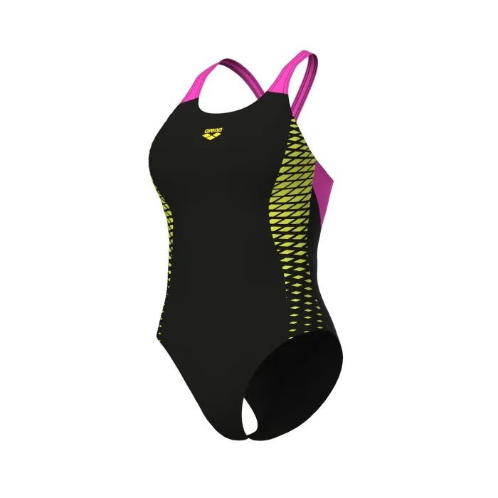 Купальник Arena Openings Swimsuit V Back Lb 008063-580 чорно-бірюзовий 36 (3468337415800) зображення 4
