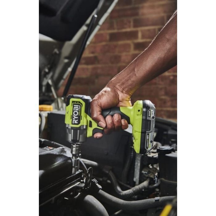 Гайковерт Ryobi ударний ONE+ HP RIW18C-0 18V, 2800об/х,в 450Нм, 1/2"m 4 швидкості (без АКБ та ЗП) (5133005898) зображення 10