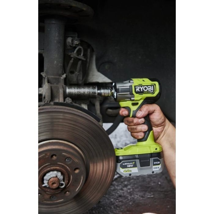 Гайковерт Ryobi ударний ONE+ HP RIW18C-0 18V, 2800об/х,в 450Нм, 1/2"m 4 швидкості (без АКБ та ЗП) (5133005898) зображення 12