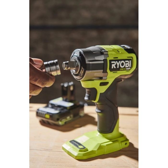 Гайковерт Ryobi ударний ONE+ HP RIW18C-0 18V, 2800об/х,в 450Нм, 1/2"m 4 швидкості (без АКБ та ЗП) (5133005898) зображення 2