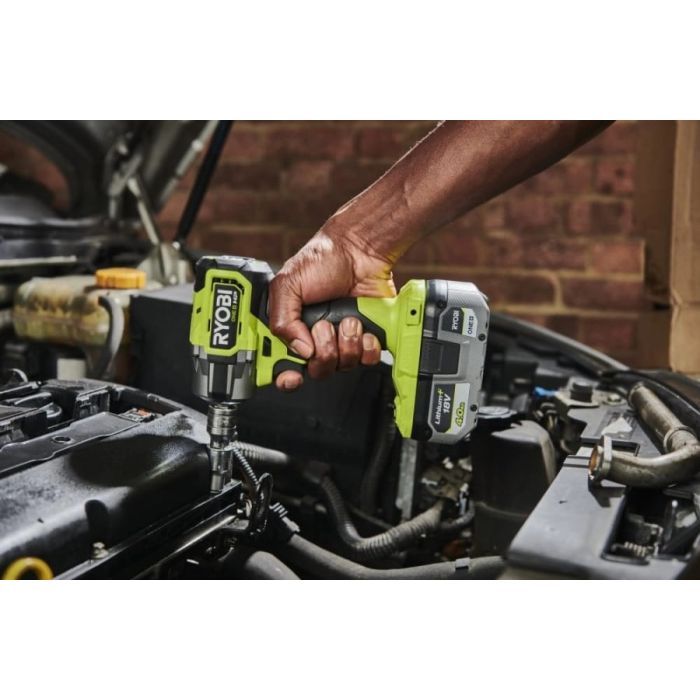 Гайковерт Ryobi ударний ONE+ HP RIW18C-0 18V, 2800об/х,в 450Нм, 1/2"m 4 швидкості (без АКБ та ЗП) (5133005898) зображення 5