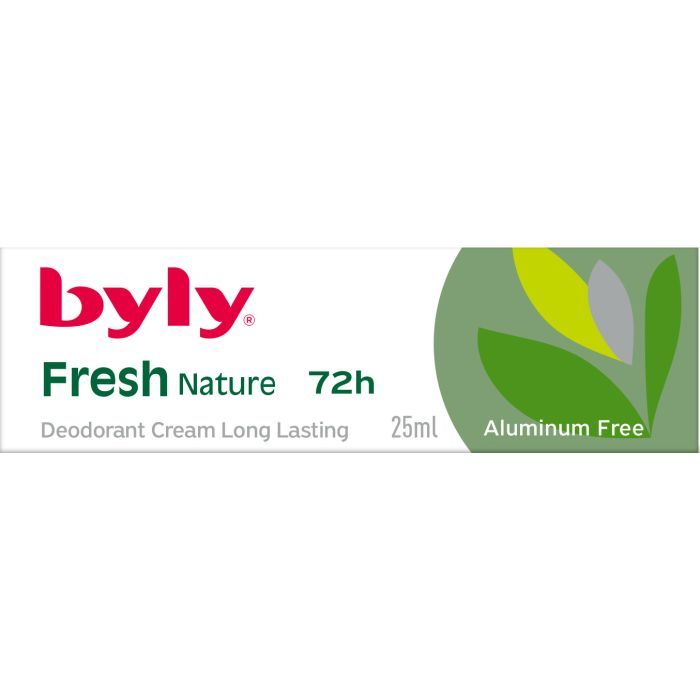 Дезодорант Byly Крем Fresh Nature Без солей алюмінію Захист 72 години 25 мл (8411104004610)