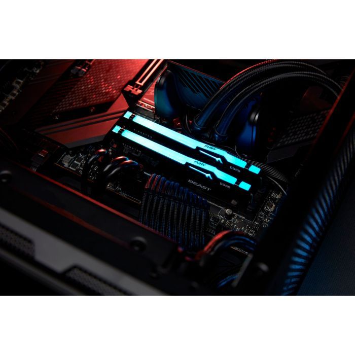 Модуль пам'яті для комп'ютера DDR5 32GB 6000 MHz Beast RGB EXPO Black Kingston Fury (ex.HyperX) (KF560C36BBE2A-32) зображення 7
