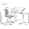 Парта со стулом Evo-kids Ergo Grey (Evo-07 Ergo G) изображение 3
