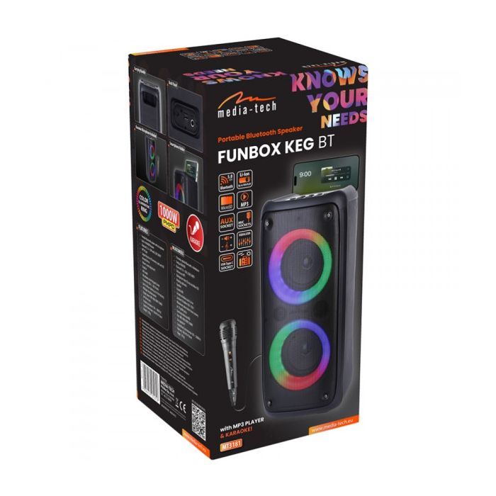 Акустична система Media-Tech FunBox BT Black (MT3181) зображення 8