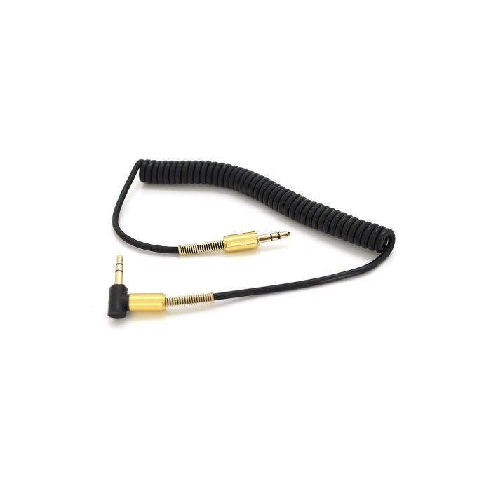 Кабель мультимедийный 3.5mm M to 3.5mm M 1.0m black VEGGIEG (YT-AUXGJ(M)/(M)-AWS-2)