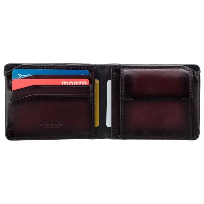 Гаманець Visconti MT92 Zanotti Burgundy Burnish (MT92 B/BG) зображення 4