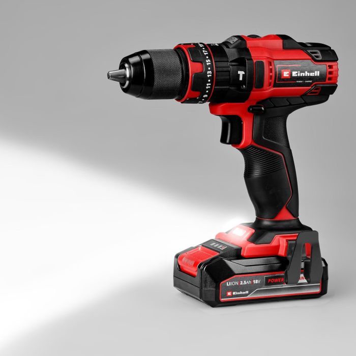 Шуруповерт Einhell TE-CD 18/44 Li-i PXC 18V, 2.5Ah, 44Нм (4514287) зображення 6