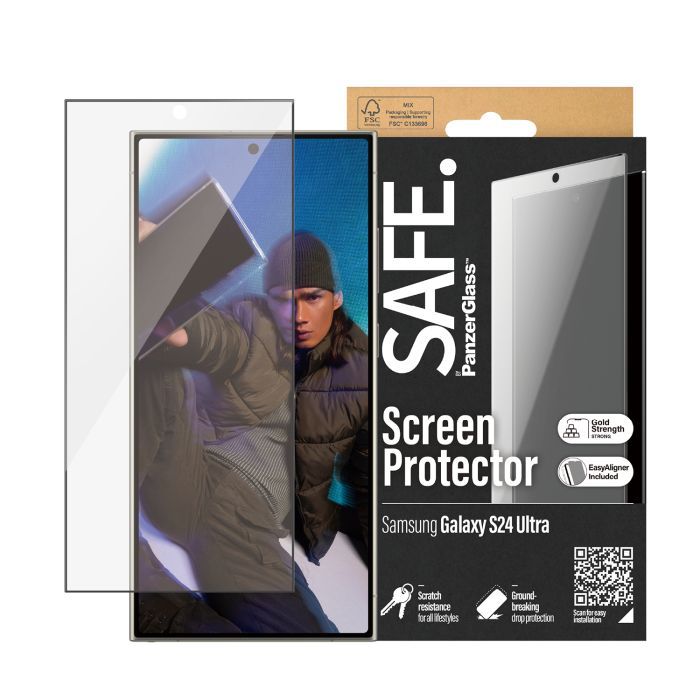 Скло захисне PANZERGLASS Samsung S 2024 Ultra Ultra-Wide Fit w. EasyAligner (PG_SAFE95668)