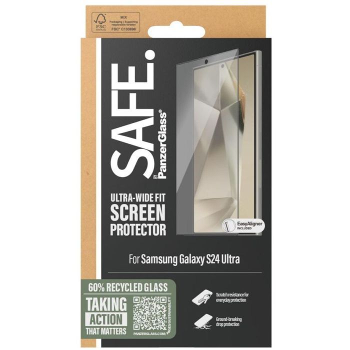 Скло захисне PANZERGLASS Samsung S 2024 Ultra Ultra-Wide Fit w. EasyAligner (PG_SAFE95668) зображення 4