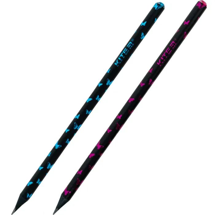 Карандаш графитный Kite с кристаллом Butterfly, НВ (K24-059-2)