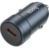 Зарядний пристрій HOCO Z57 USB-C PD30W car charger metal gray (6942007633048) зображення 2
