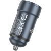 Зарядний пристрій HOCO Z57 USB-C PD30W car charger metal gray (6942007633048) зображення 4