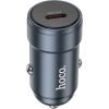 Зарядний пристрій HOCO Z57 USB-C PD30W car charger metal gray (6942007633048)
