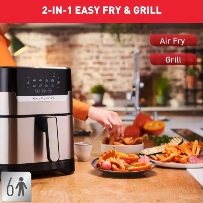 Мультипіч Moulinex Easy Fry & Grill Digital (EZ505D10) зображення 2
