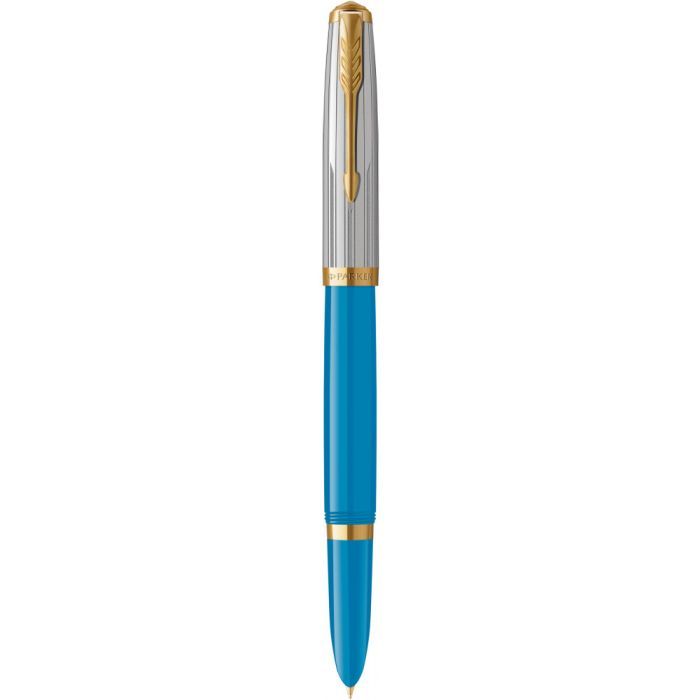 Ручка перьевая Parker PARKER 51 Premium Turquoise GT  FP F (56 411)