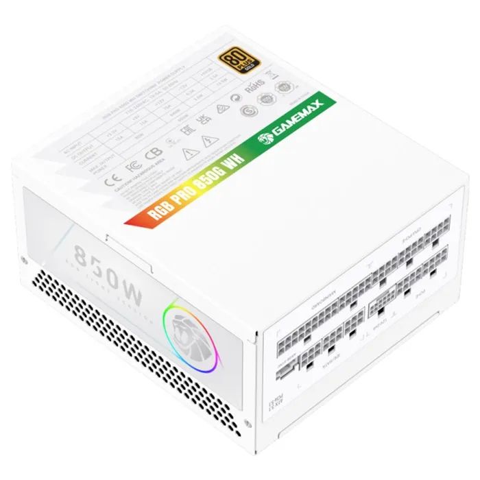 Блок живлення Gamemax 850W (RGB PRO 850G WH) зображення 10