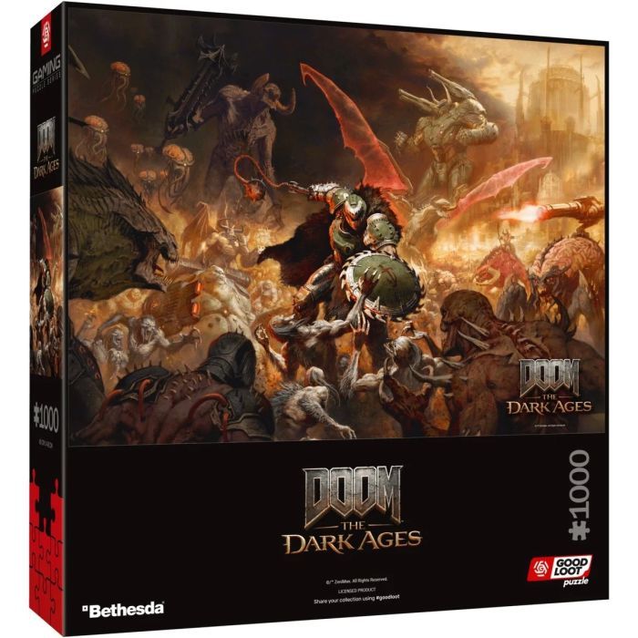 Пазл GoodLoot Doom Dark Ages Slayer`s Rage 1000 эл. (5908305249771) изображение 3