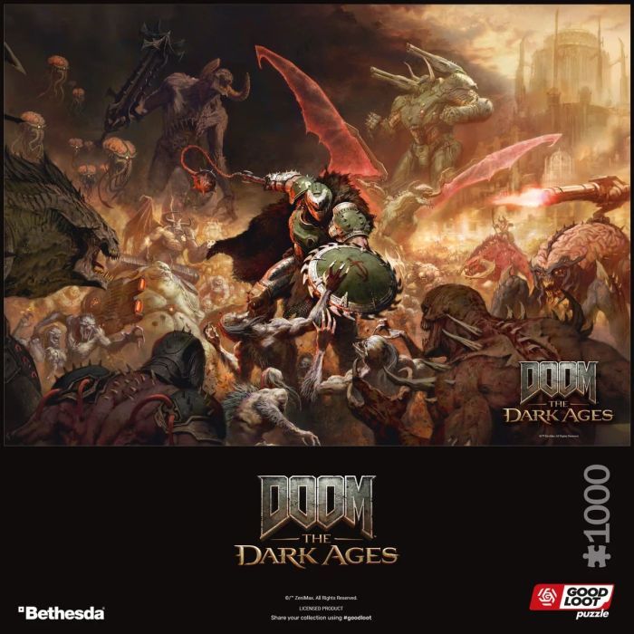 Пазл GoodLoot Doom Dark Ages Slayer`s Rage 1000 эл. (5908305249771) изображение 6