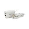 Зарядное устройство BOROFONE 2xUSB + cable USB to Lightning 2.4A 1.0m white (BA37ALW) изображение 4