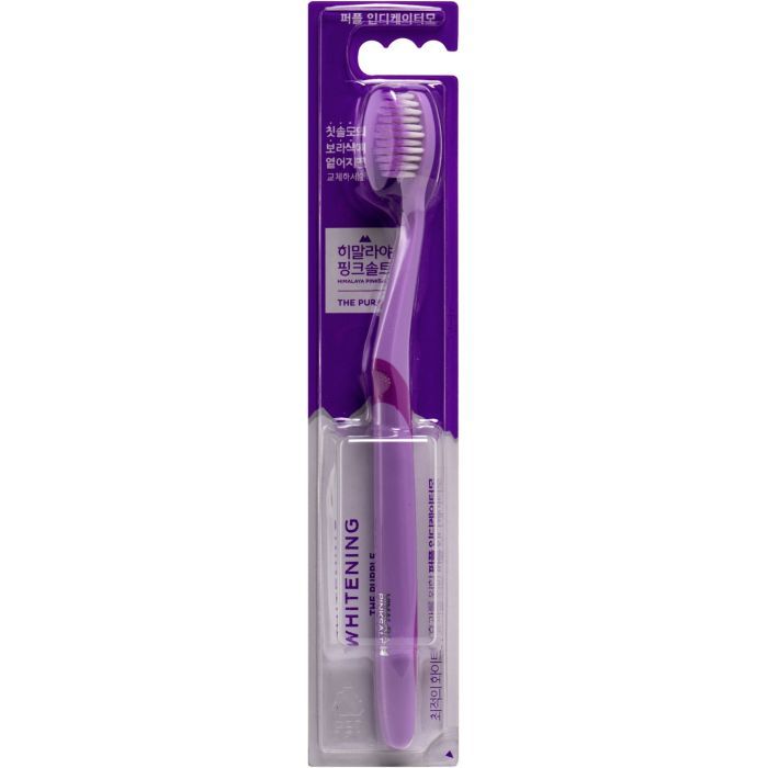 Зубная щетка LG Bamboosalt HPS Whitening The Purple Toothbrush Средней жесткости Фиолетовая (8809949163812)
