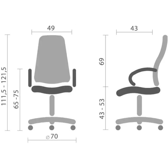 Офісне крісло Special4You Bali olive (E7443) зображення 7