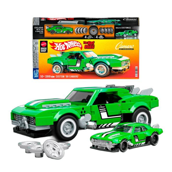 Конструктор Mattel Brick Shop Hot Wheels Speed Camaro 289 деталей (JFT16)