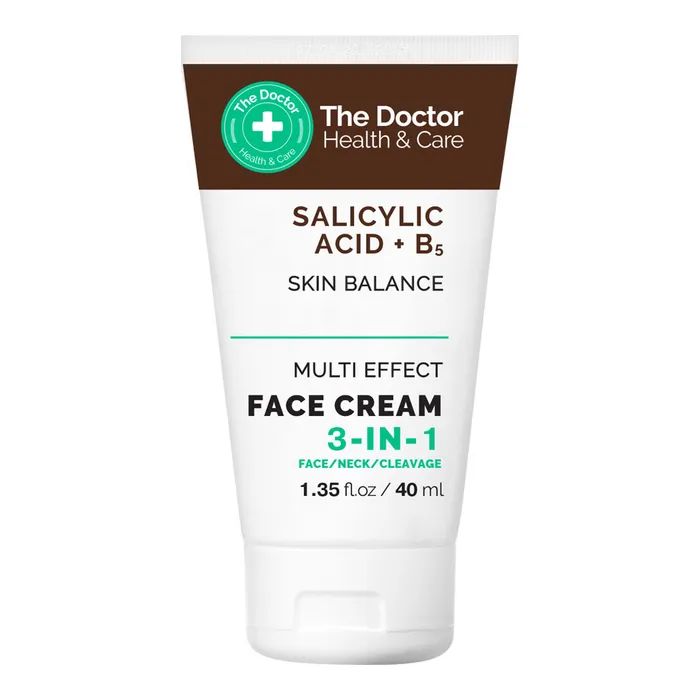 Крем для обличчя The Doctor Health & Care Salicylic Acid + B5 Face Cream 3в1 40 мл (5901845509336) зображення 2