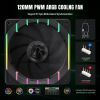 Кулер для корпуса Gamemax Tornado T12 ARGB-R изображение 7