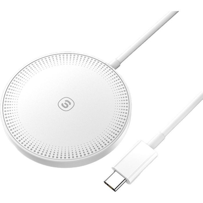 Зарядний пристрій Essager 2-in-1 wireless charger 15W white (EWXCX-CF02-Z) зображення 2