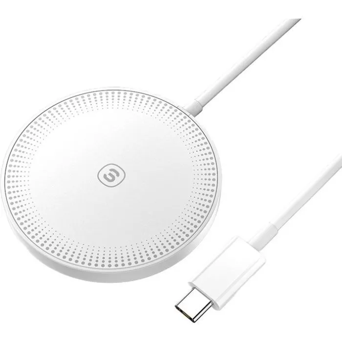 Зарядний пристрій Essager 2-in-1 wireless charger 15W white (EWXCX-CF02-Z) зображення 2